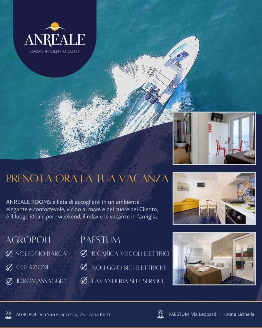 Anreale Rooms Paestum Buitenkant foto
